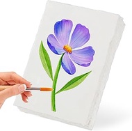 Pack of 60 Handmade Paper A6 Watercolour Paper - 300 gsm 15.2 x 10.2 cm Handmade Paper Watercolour P