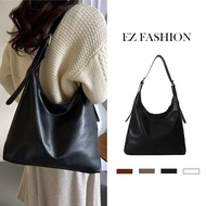 PU Leather Tote Bag Women's Shoulder Bag Korean Shoulder Bag Large PU Leather Soft