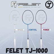FELET Badminton Racket WOVEN TJ 1000 POWER/CONTROL/SPEED - Free Grip