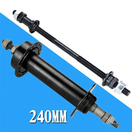 2X Lengthened 240mm Mountain Bike Snow Bike Fat Bicycle Rear Axle Refitted Solid Axle Rear Axle Bicy