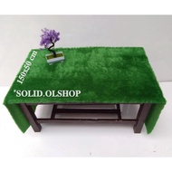 Soft and smooth rasfur fur living room tablecloth, size 150x50 table cloth