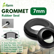 Jirifarm Grommet Simple 7mm Rubber Partition/ (10 pcs)