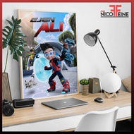 NEW Ejen Ali Heroes Ali Alicia Bakar Large Poster Print / Wall Art