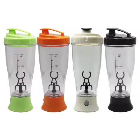 350ml Electric Protein Shake Bottle Portable Fitness Electric Shaker Cup Whey Protein Shaker Bottle 