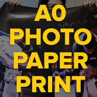 A0 Photo Paper Print | Custom Size | Large Format | High Quality