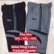 🔥XL/9XL 🔥Seluar Futsal 3 suku / Tracksuit 3 Quarter