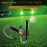 1 bulb of  Green H1 LED fog lamp H11 H3 bulb H7 9006 HB3 H4 881 H27 Fog Bulb green lemon led 3000K y