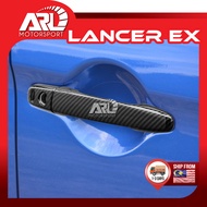 Mitsuibishi Lancer 2008 - 2017 Door Handle Cover Trim Carbon Fiber Pattern Mitsuibishi Lancer Car Ac