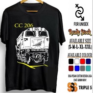 KATUN CC 206 RAILFANS TRAIN T-SHIRT MADE IN COMBED COTTON - TRIPLES