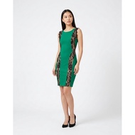 MIDI DRESS Wanita GREEN / DRIES VAN NOTEN