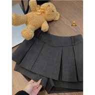 Korean Schoolgirl Black Gray TENNIS Skirt