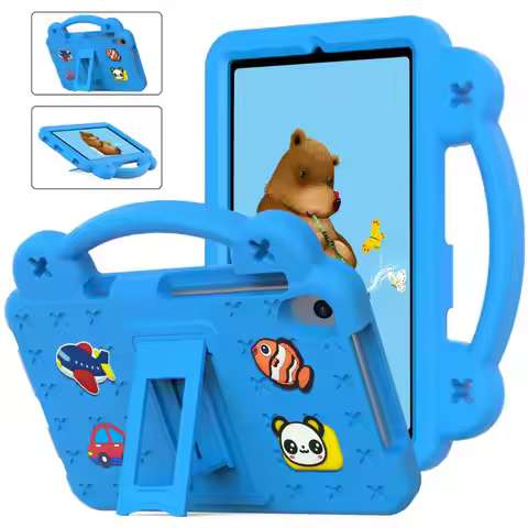 Kids Safe EVA Case for TCL Tab 8 LE 2023 Kickstand Cover For TCL Tab 8 2022 8.0 inch Model 9132G2 Ta