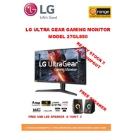 LG 27" 27GL850 ULTRAGEAR 144Hz 1MS HDR10 NVIDIA G-SYNC NANO IPS/FREESYNC GAMING MONITOR DISPLAY PORT