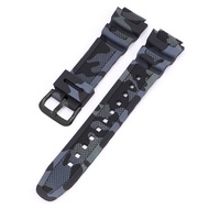 Casio AQ-S810W Convex Mouth Rubber Watchband AE-1200 1300 SGW-300 Accessories Medium Gloss Moderate 