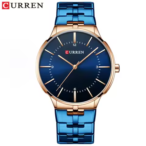 CURREN 8321 Quartz Watch Unisex Waterproof Ultra-Thin Quartz Watch, Men's Business Fashion Watch