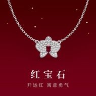 [Ready Stock] HEFANG HEFANG Jewelry Phalaenopsis Clavicle Chain All-Match Jewelry Holiday Gift