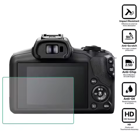 Tempered Glass Protector Cover For Canon EOS R/Ra/RP/R3/R5/R5C/R6 Mark II/R7/R8/R10/R50/R100 Camera