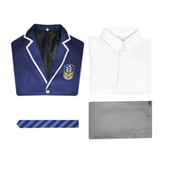 ชุดนักเรียนสีน้ำเงิน Blue Lock สำหรับการเล่นบทบาทในงานมอนสเตอร์ อุปกรณ์สำหรับผู้หญิง อายุ 14 ปีขึ้นไ