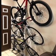 [Ready Stock] New Style Bicycle Hanger Wall Hook Indoor Mountain Bike Road Bike Wall-Mounted Parking Rack Bicycle Wall