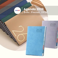 Tokotab - Agenda Book 2026 Planner Notebook 2026 PU Leather Cover Notepad Agenda Notebook A5 312 Pag