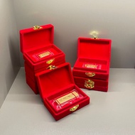 Gift Box#金条收纳盒#Gold Bar Display Box Gold Packaging Box Flannel Box Collection Box 5g 10g 20g Small G