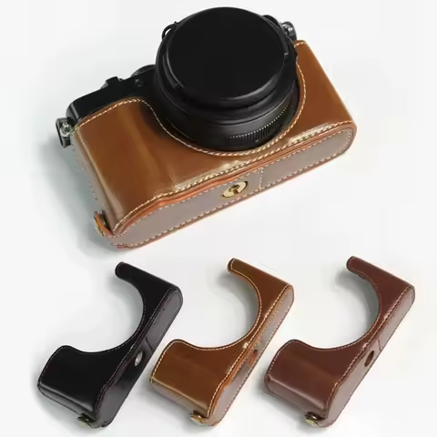 New PU Leather Base Case Fit for Panasonic LUMIX DC-LX100M2 LX100 M2 LX100II Camera