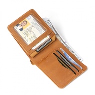 【MG】Retro Dompet Lelaki Kulit Asli Genuine Leather Wallet Men Short Wallet Dompet Pendek