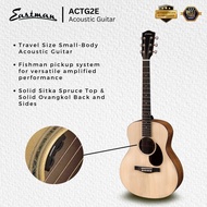 Eastman ACTG2E Travel Size 23.5" Scale Solid Sitka Spruce Top w/ Fishman Sonitone - Natural ( ACTG2E