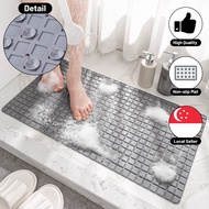 Bathroom Anti Slip Mat Non-Slip Shower Mat with Suction Cups, Machine Washable, Non-Slip Bath Mat, 70 x 40 cm