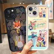 Z-8 Zootopia Silicone Case for iPhone 15 14 Pro Max Plus