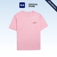 HLA Cartoon Bear Printing Breathable Slight Wide Short Sleeve T-Shirt Men - HNTBJ2J735HTR