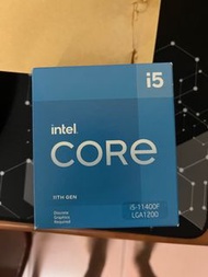 Intel 11代CPU i5-11400f  (有盒.含風扇)