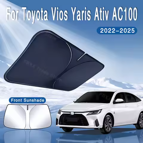 For Toyota Vios Yaris Ativ AC100 2022~2025 2023 Car Sun Visor Front Windshield Sunshade Heat Insulat