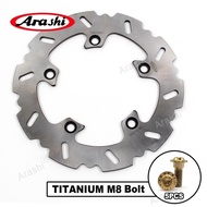 Arashi CNC Rear Brake Disc Disk Rotor For SUZUKI GSX650F GSX 650 F ABS 2008-2014 / SV650 SV 650 ABS 