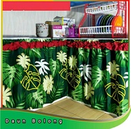 Gorden kolong dapur / Gordeng kolong meja dapur / Gorden dapur bawah kompor 1 set plus tali / Gorden