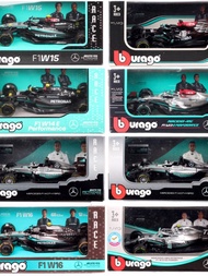 1/43 Beegeo F1 Racing Car Mercedes Benz AMG W12 W15 W16E Hamilton Car Model Limited Edition Car Mode