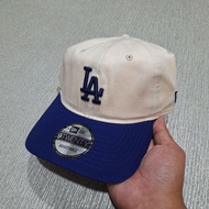 TWO TONE LA SMALL LOGO 9TWENTY BUCKLESTRAP DAD CAP/HAT BY NEW ERA