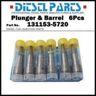 6Pcs Plunger and Barrel Assembly A736 131153-5720 for HINO 500 Series Ranger H07C H07D H07CT / Hyund