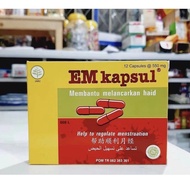 EM capsul ( help to regulate menstruation)