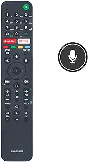 PerFascin RMF-TX500E Replace Voice Search Remote Control fit for Sony 4Κ HD TV KD-55A8 KD-65A8 KD-55XG8505 KD-65XG8505 KD-75XG8505 KD-85XG8596 KD-43XH8005 KD-49XH8005 KD-55XH8005 KD-65XH8077