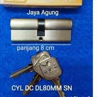 Cylinder DC DL 80mm 8cm SN/ cylinder Lock