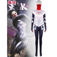 Spider-man Cindy Muen cos Suit Marvel Movie Jumpsuit cosplay Female Spider-Man Bodysuit