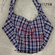 SCULPTOR® กระเป๋า Plaid Big Hobo Bag