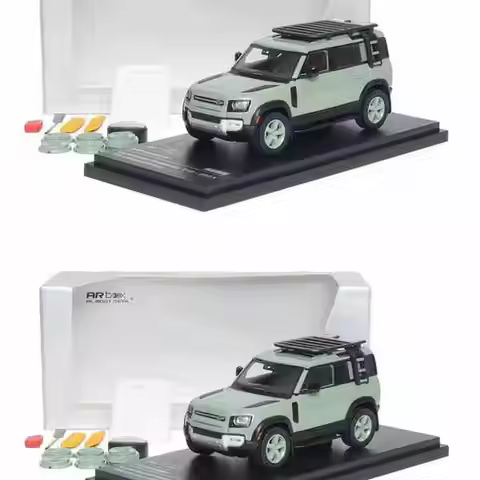 AR Box1:64 Land Rover Defender 90 110 Alloy Car Model