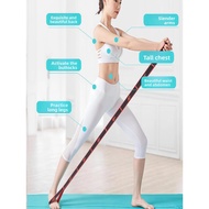 Yoga Resistance Band 8/10/12 Grid Elastic Textile Cotton Crossfit Fitness Training Band