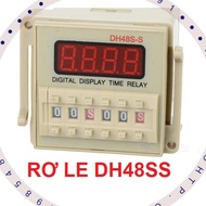 Timer Omron DH48SS  rơ le thời gian hẹn giờ tự động - CÓ ĐẾ