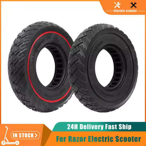 200x50 (8X2) Soild Tire for Razor E100 E150 E200 ESpark Crazy Cart Electric Scooter KickScooters 8 I