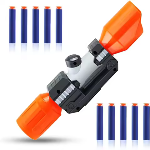 Plastic Scope Sight Attachment with Reticle Accessory for NERF Modify Toys Optical Scope Hunting Opt