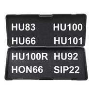 1pcs Lishi HU66 ถอดรหัส 2 in 1 Lishi เครื่องมือ HU100 HU83 HU92 HU100R HON66 SIP22 HU101 สําหรับ VWF