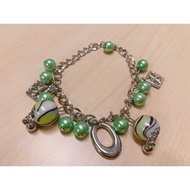 B26 Soft Green Beads Bracelet